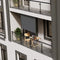 Verticale Zonnescherm Barbados - 200x310 cm - Uitschuifbaar UV-bestendig - Grijs