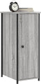 vidaXL - Nachtkastje - 32x42x80 - cm - bewerkt - hout - grijs - sonoma - eikenkleurig