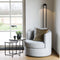 Atmooz - Vloerlamp Mika - Staande Lamp - Stalamp - Woonkamer - Zwart - Hoogte 150cm - Metaal