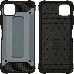 iMoshion Hoesje Geschikt voor Samsung Galaxy A22 (5G) Hoesje - iMoshion Rugged Xtreme Backcover - Donkerblauw