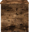 vidaXL - Opbergbox - 60x35x35 - cm - bewerkt - hout - gerookt - eikenkleurig
