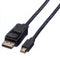 ITB RO11.99.5636 - DisplayPort kabel Mini-DP naar DP - 300cm - Zwart
