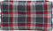 vidaXL - Palletkussens - 2 - st - stof - ruitpatroon - rood