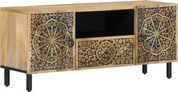 vidaXL - Tv-meubel - 105x33x46cm - massief - mangohout