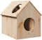 vidaXL - Kattenhuis - 41x50x50 - cm - massief - grenenhout - wit