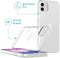 iMoshion Design voor de iPhone 11 hoesje - Paardenbloem - Wit