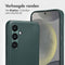 Accezz Samsung Galaxy S24 - Leather Bookcase 2-in-1 met Magnetische Ring - Cedar Green