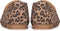 PS Poelman ODETTE - Loafer - Suede met luipaardprint - Bruin