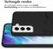 Accezz Samsung Galaxy S21 FE - Back Cover - Premium Leather Card Slot - Zwart