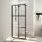 vidaXL - Inloopdouchewand - 140x195 - cm - transparant - ESG-glas - wit