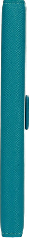 Mobiparts Galaxy A70 - Wallet Case - Saffiano motief - Blauw