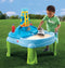 Step2 Splash & Scoop Bay Zand & Watertafel - Met Deksel en 5 accessoires - Waterspeelgoed voor kinderen - Activiteitentafel - Zandtafel voor de tuin / buiten