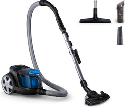 Philips PowerPro Compact FC9331/09 - Stofzuiger zonder Zak - Sterke Zuigkracht H13 Allergiefilter - Blauw