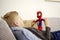 Disney - Spiderman - Spidey met Glow in the Dark Eyes - 25cm - Alle leeftijden - Knuffel