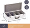 Perel Cd-koffer 80 cd's - Aluminium - Sleutelslot met 2 sleutels - Grijs
