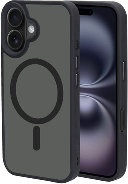 Mobiparts iPhone 16 - Hardcover - MagSafe Compatible met Corner Protection - Zwart