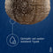 Lumiz Solar Buitenlamp - Buitenverlichting - Lampion - Solar Tuinverlichting - Fiore Drop - 28 cm - Goud