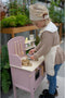 Jabadabado Houten speelkeuken - Roze - Speelkeuken voor kinderen - 55x32x72cm