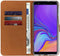 Hoesje Met Pasjeshouder Geschikt voor Samsung Galaxy A7 (2018) - Luxe Softcase Bookcase - Zwart
