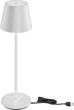 V-TAC VT-7997-W Tafellampen - Draadloze oplaadlampen - IP54 - Wit - 1,5 Watt - 150 Lumen - 3000K