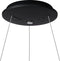 Lucide Talowe LED - Hanglamp - Dimbaar 1x39W 3000K - Ø 60 cm - Zwart