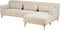 SIMOS - Hoekbank - Beige - Linkszijdig - Corduroy