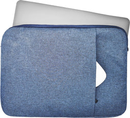 Lunso - Stijlvolle zachte neopreen sleeve hoes 11 inch - Lichtblauw