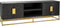 Richmond Interiors TV-dressoir Blackbone gold 4-deuren 185 (Black rustic)