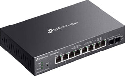 TP-Link Omada SG2210XMP-M2 - Managed Netwerkswitch - 8x 2.5GBASE-T PoE+ - 2x 10GE SFP+