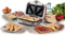Ariete 1972/00 - 50's Style tosti apparaat - ook voor donuts & muffins - 700W - 3 verwisselbare platen - rood