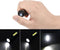 Hofftech Tactical zaklamp - zoomfunctie - LED COB - oplaadbaar - 10 cm - zwart