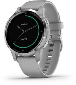 Garmin Vivoactive 4S - Smartwatch - GPS met muziek - Zilver (Grijs)