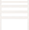 vidaXL - Hoofdbord - 96x4x100 - cm - massief - grenenhout - wit