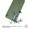 iMoshion Hoesje Geschikt voor Motorola Moto E40 / Moto E30 / Moto E20 Hoesje Siliconen - iMoshion Rugged Shield Backcover - Groen