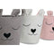 Mand Home ESPRIT Bruin Beige Roze (3 Stuks)