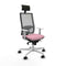 Bureaustoel met hoofdsteun Piqueras y Crespo 4B026N1 Roze