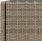 vidaXL - Plantenbakken - met - schap - 2 - st - 70x28x70 - poly - rattan - grijs