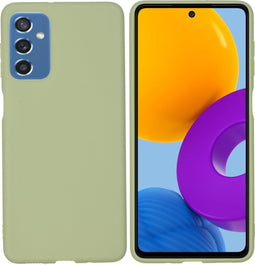 iMoshion Hoesje Geschikt voor Samsung Galaxy M52 Hoesje Siliconen - iMoshion Color Backcover - groen