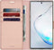 Accezz Hoesje Geschikt voor Samsung Galaxy Note 10 Plus Hoesje Met Pasjeshouder - Accezz Wallet Softcase Bookcase - Roze
