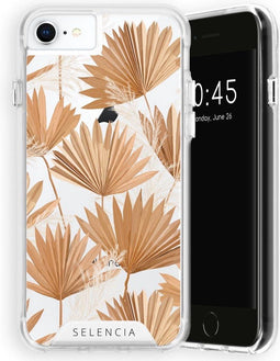 Selencia Hoesje Geschikt voor iPhone SE (2022) / SE (2020) / 8 / 7 / 6s / 6 Hoesje - Selencia Zarya Fashion Extra Beschermende Backcover - goud
