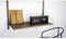 LEFF amsterdam - Brick - Zwart/Zwart - Wandklok - Staande klok