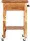 vidaXL - Keukentrolley - 55x55x89 - cm - massief - acaciahout