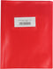 Bronyl schriftomslag ft 16,5 x 21 cm (schrift), rood 10 stuks
