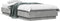 vidaXL - Bedframe - met - LED-verlichting - betongrijs - 90x200 - cm