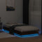 vidaXL - Bedframe - met - LED-verlichting - bruin - eikenkleurig - 90x200 - cm