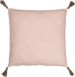 J-Line kussen Regenboog Vierkant - polyester - roze