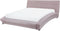 Beliani LILLE - Waterbed - Roze - Fluweel