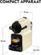 DeLonghi Inissia EN80.CW - Koffiemachine - 19-bar pompdruk - Beige