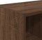 vidaXL - Schoenenrekken - 2 - st - stapelbaar - 89,5x30x40 - cm - bruin - eikenkleur