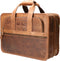 Rat Pack by Orange Fire Leren Laptoptas 15.6 inch 2 Vaks OF 559/15 Bruin